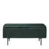 Wohnen 95x46x37 Polsterbank in Grün Samt - Vongura