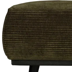 Wohnen Barhocker*80x40x55 Polsterhocker in Dunkelgrün - Pleano