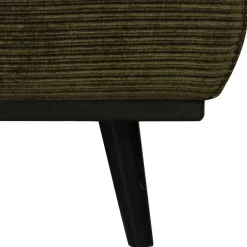 Wohnen Barhocker*80x40x55 Polsterhocker in Dunkelgrün - Pleano