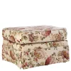 Wohnen Barhocker|Sessel & Hocker*74x52x60 Polsterhocker mit Blumen Stoff - Kammas
