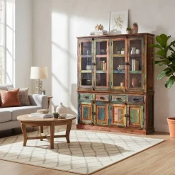 Wohnen 160x190x40 Recyclingholz Anrichte im Shabby Chic - Jamaica