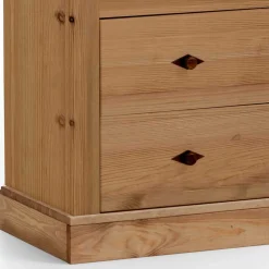 Kinder Wohnen 66x203x46 Regal in Kiefer Laugenfarben - Piatra