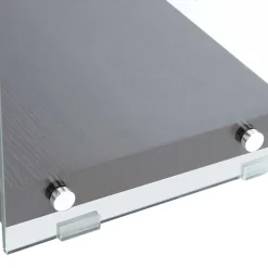 Wohnen Braune Möbel|Glasmöbel*83x113x30 Regal in Walnussfarben MDF - Ucera