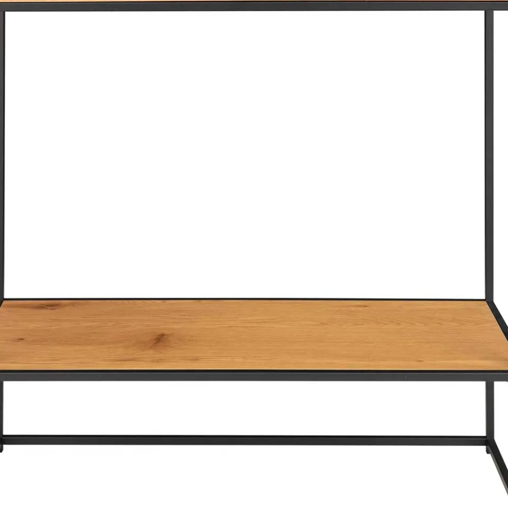 Wohnen Telefontische*80x80x36 Regal Konsolentisch in Eiche Optik - Genyna