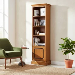 Wohnen 58x194x35 Regal mit Tür & vier Fächern - Kimms