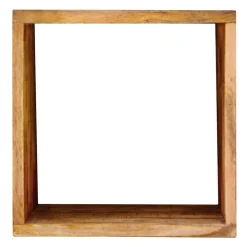 Wohnen 44x44x33 Regalwürfel aus Akazie Massivholz - Lindos