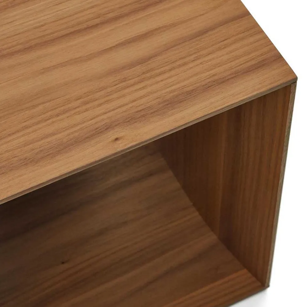 Wohnen 101x38x30 Regel Element in Nussbaum Furnier - Lician