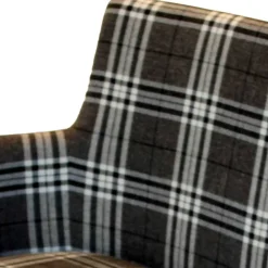 Wohnen Küchenbänke|Esszimmerbänke*100x90x52 Retro Esszimmerbank in Kariert - Rave