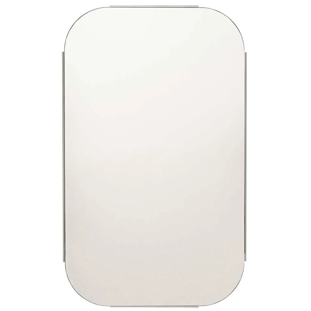 Wohnen Spiegel|Flurspiegel*101x61x2 Retro Hängespiegel mit Glasrahmen - Bageria