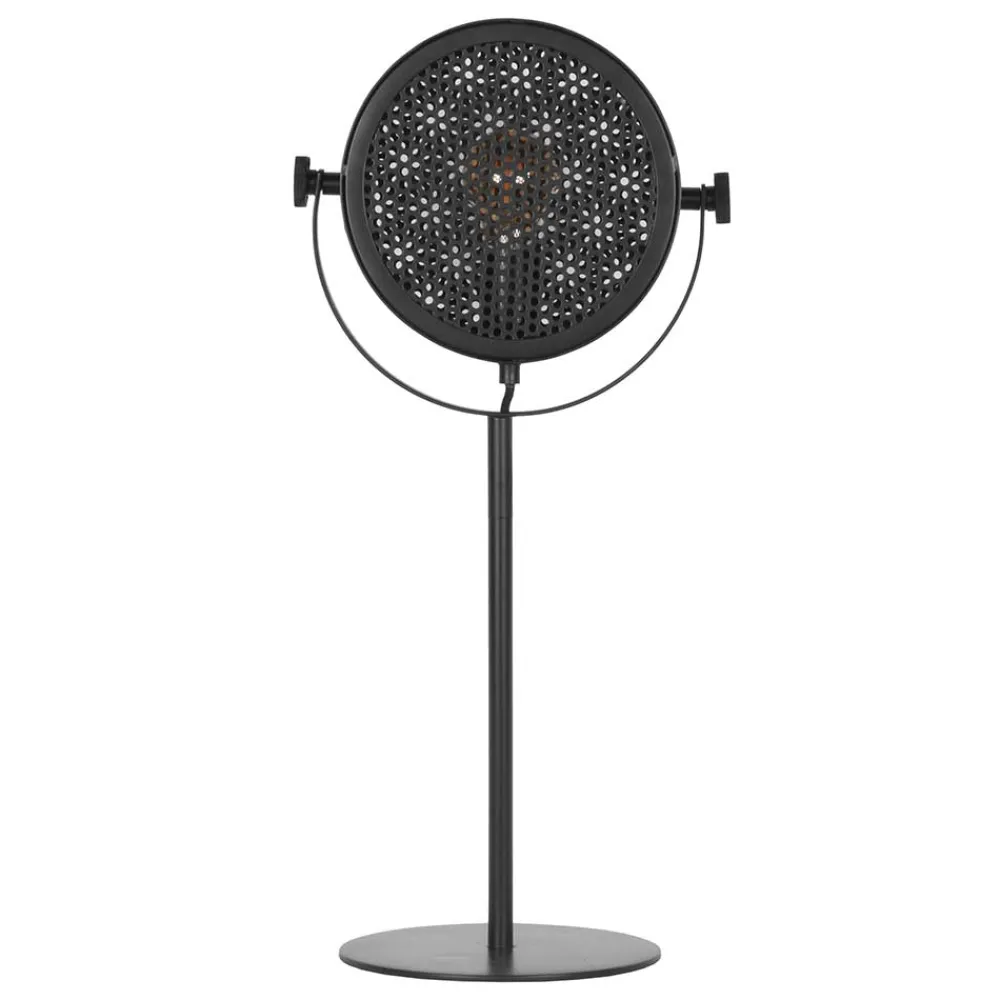 Wohnen 20x60x20 Retro Tischleuchte in Schwarz - Nadelles