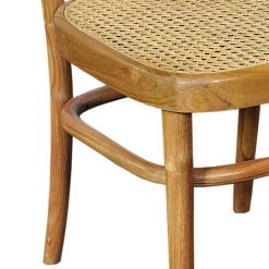 Wohnen Retro Möbel|Küchenstühle*44x93x53 Retrostuhl aus Teakholz - Adne