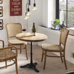 Wohnen Retro Möbel|Küchenstühle*44x93x53 Retrostuhl aus Teakholz - Adne