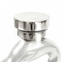 Wohnen 40x58x40 runder Glas Tisch mit Vogel Säulenfuß - Prasido