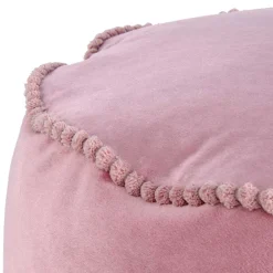 Wohnen 47x32x47 Samt Hocker Pouf in Rosa - Strada