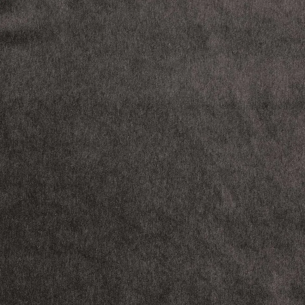 Wohnen 90x45x90 Samt Sitzhocker in Graubraun - Centur