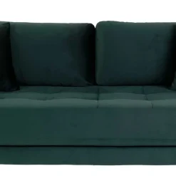 Wohnen Skandinavische Möbel|Sofas*180x76x93 Samt Wohnzimmercouch in Dunkelgrün - Secilia