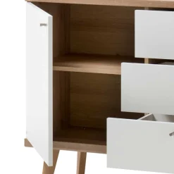 Wohnen 160x83x40 Scandi Anrichte zweifarbig - Cablos