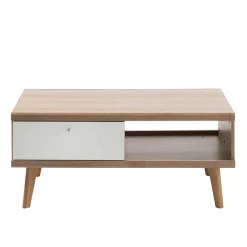 Wohnen Skandinavische Möbel|Couchtisch*107x46x67 Scandi Couchtisch mit Stauraum - Cablos