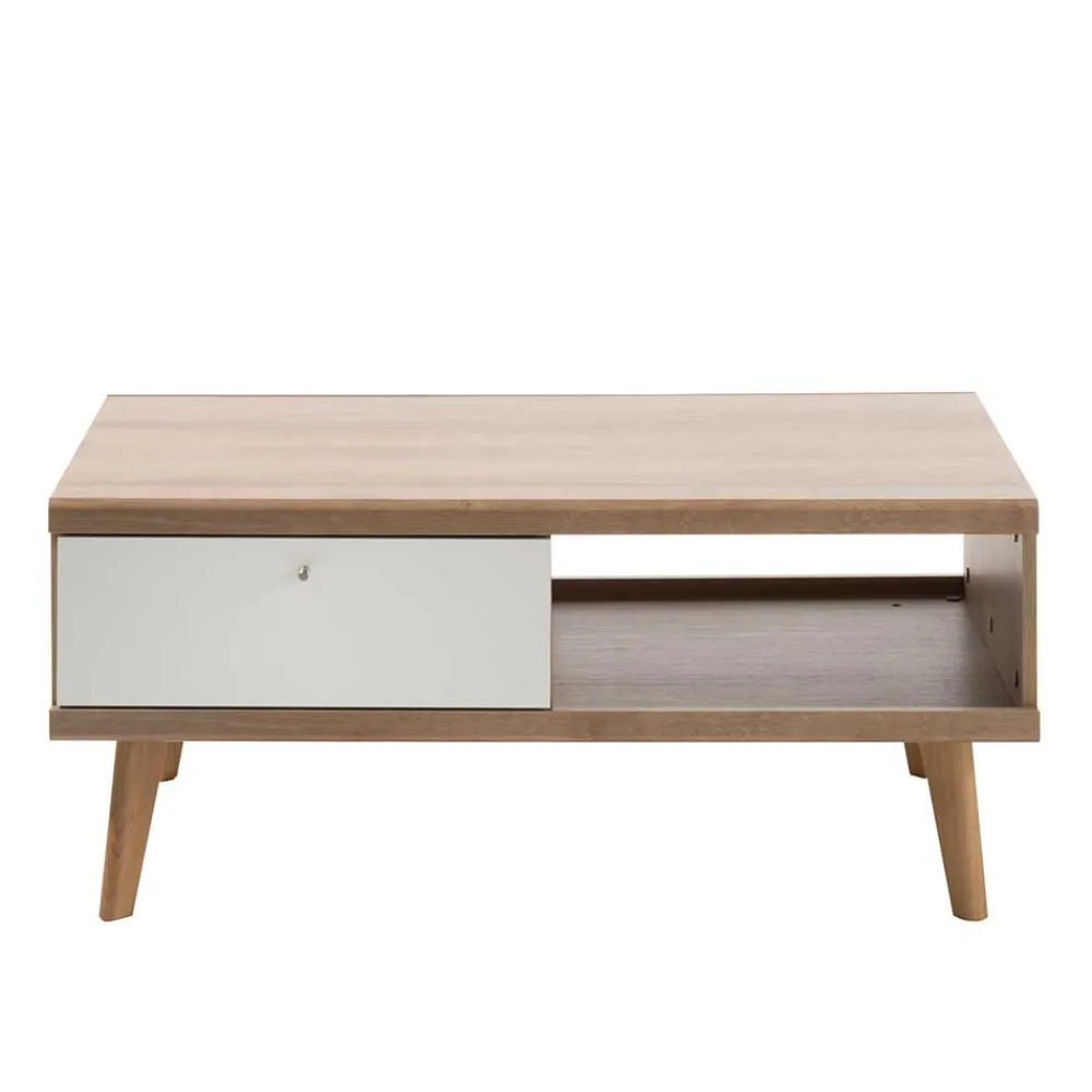 Wohnen Skandinavische Möbel|Couchtisch*107x46x67 Scandi Couchtisch mit Stauraum - Cablos