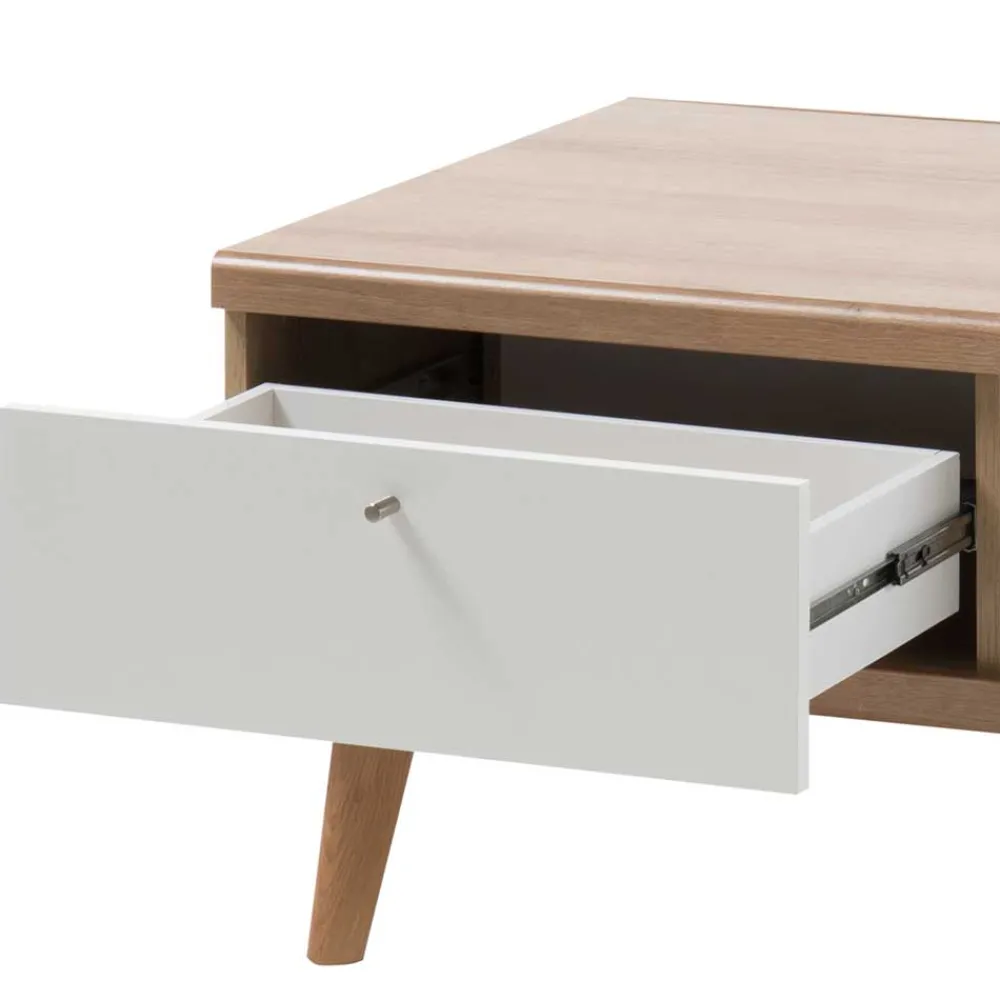 Wohnen Skandinavische Möbel|Couchtisch*107x46x67 Scandi Couchtisch mit Stauraum - Cablos