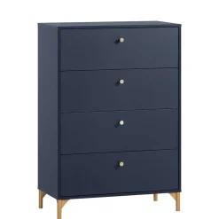 Wohnen 80x117x40 Schlafzimmer Hochkommode elegant - Inbano