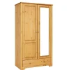 Wohnen Kleiderschränke|Kleiderschränke*106x191x59 Schlafzimmer Schrank in Kiefer Natur - Imressa I