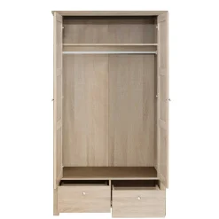 Wohnen Kleiderschränke|Kleiderschränke*100x180x55 Schlafzimmerschrank mit Schubladen & Türen - Restania