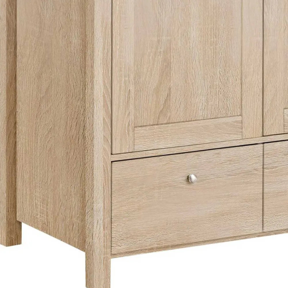 Wohnen Kleiderschränke|Kleiderschränke*100x180x55 Schlafzimmerschrank mit Schubladen & Türen - Restania