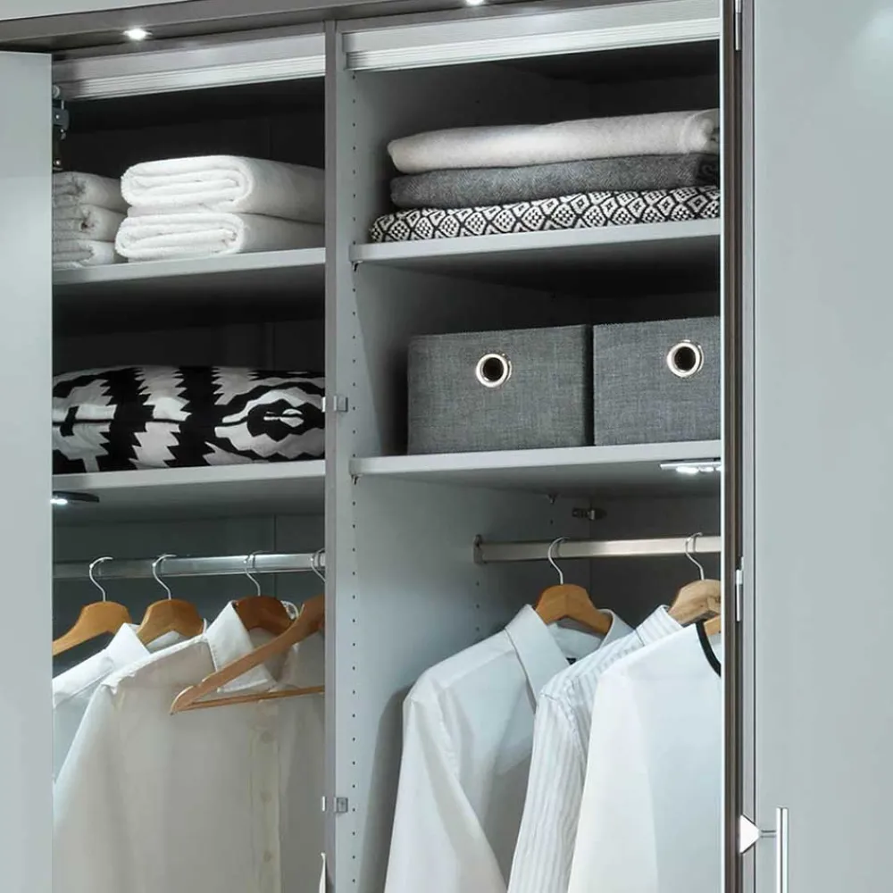 Wohnen 307x240x58 Schlafzimmerschrank mit Falttüren - Audra