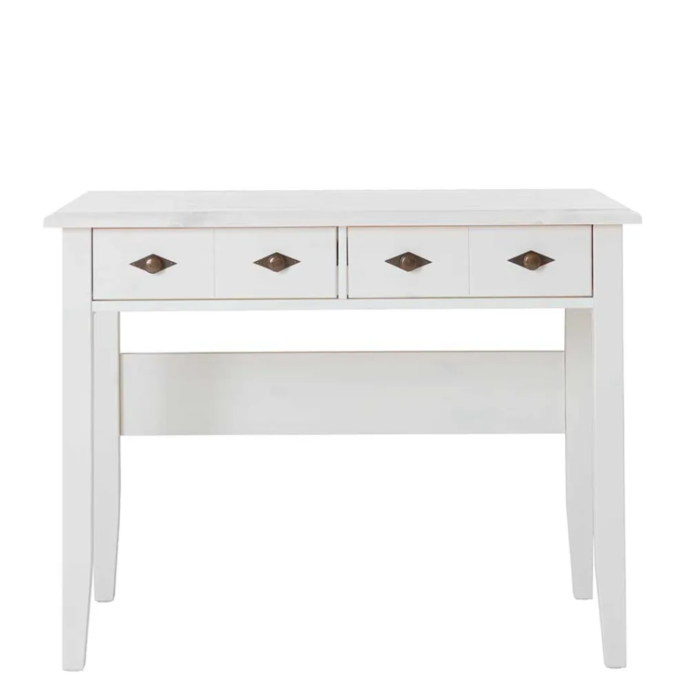 Wohnen 102x79x53 Schmaler Schreibtisch Konsolentisch - Satumare