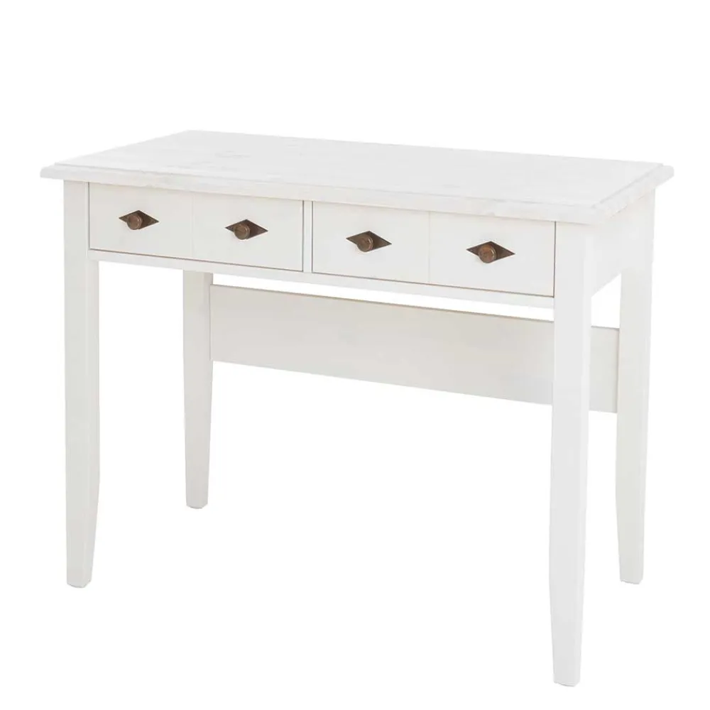 Wohnen 102x79x53 Schmaler Schreibtisch Konsolentisch - Satumare