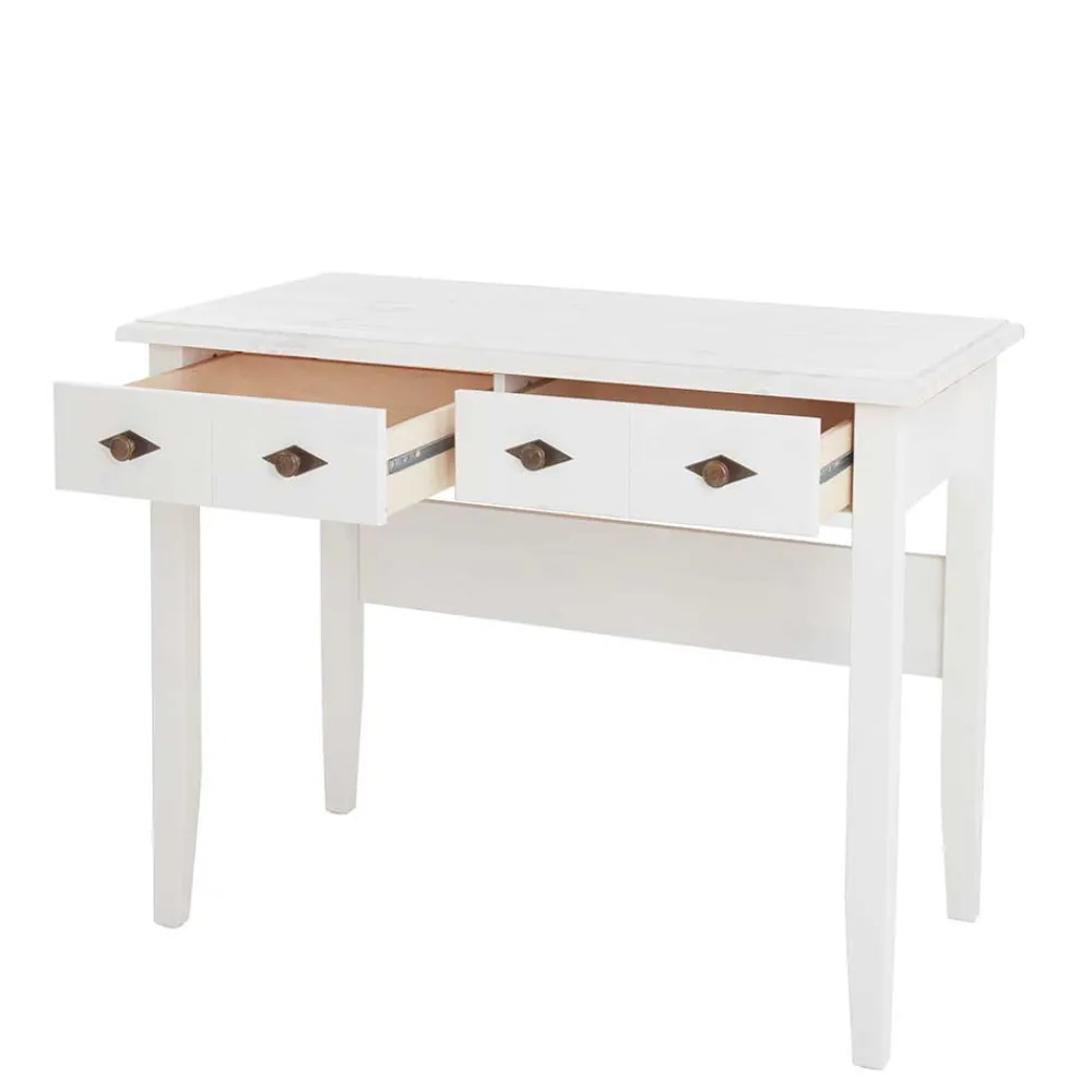 Wohnen 102x79x53 Schmaler Schreibtisch Konsolentisch - Satumare