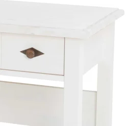 Wohnen 102x79x53 Schmaler Schreibtisch Konsolentisch - Satumare