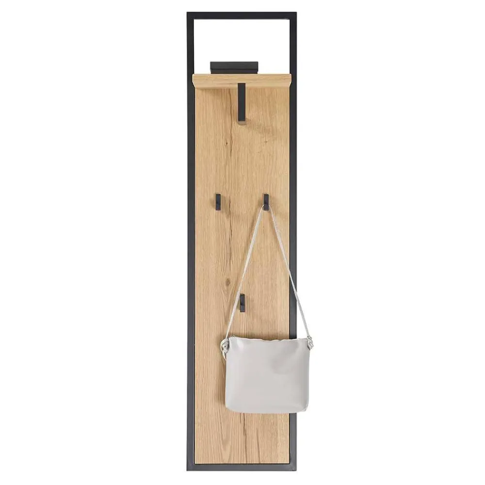 Wohnen Bürogarderoben*30x125x27 Schmales Garderobenpaneel modern - Elbow