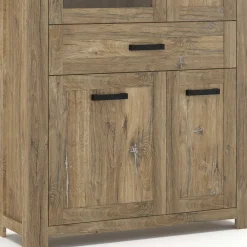 Wohnen 110x200x40 Schrank in Eiche Dunkel - Yoziska