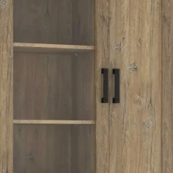 Wohnen 110x200x40 Schrank in Eiche Dunkel - Yoziska