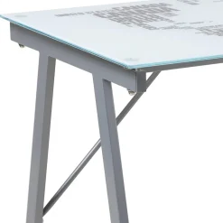 Wohnen 113x73x58 Schreibtisch aus bedrucktem Glas - Ugolina