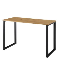 Wohnen Bürotische*120x76x60 Schreibtisch in Eiche & Schwarz - Tiorondo