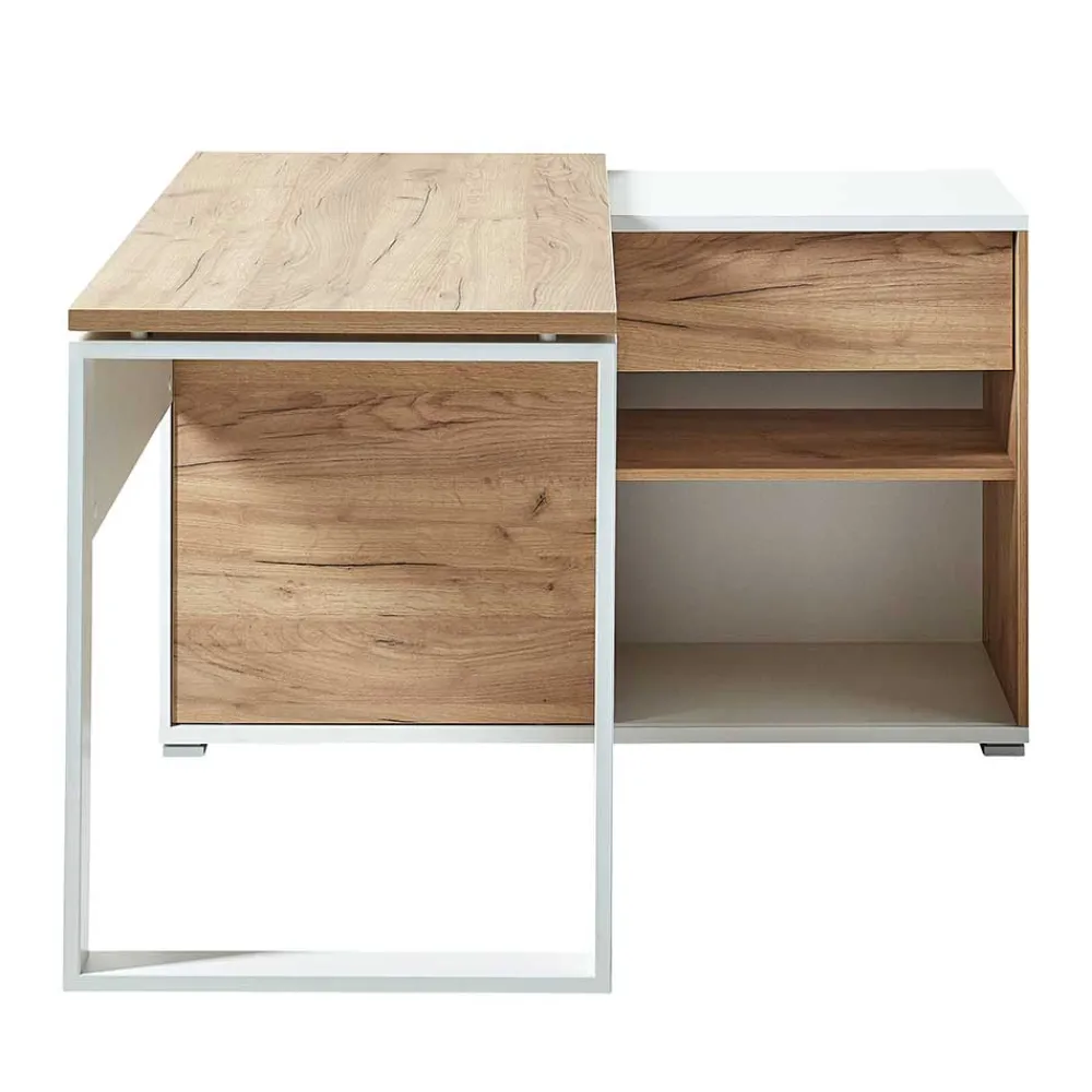 Wohnen Bürotische*120x75x117 Schreibtisch mit Anbauregal - Situatica