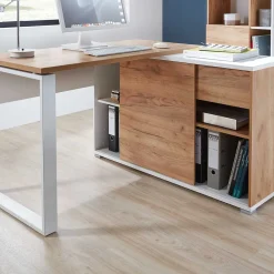 Wohnen Bürotische*120x75x117 Schreibtisch mit Anbauregal - Situatica