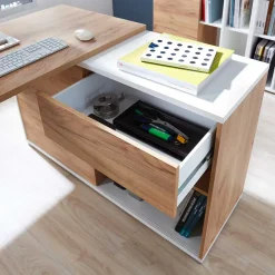 Wohnen Bürotische*120x75x117 Schreibtisch mit Anbauregal - Situatica