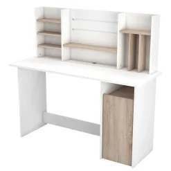 Wohnen Bürotische*135x127x51 Schreibtisch mit hohem Aufsatz - Mariong