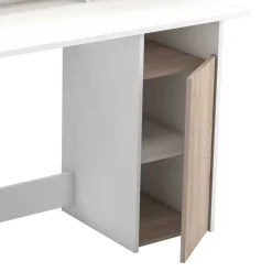 Wohnen Bürotische*135x127x51 Schreibtisch mit hohem Aufsatz - Mariong