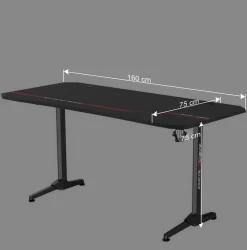 Wohnen 160x75x75 Schreibtisch mit T-Gestell - Laboria