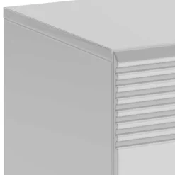 Wohnen 60x40x37 Schuhbank in Weiß Hochglanz - Sumatra