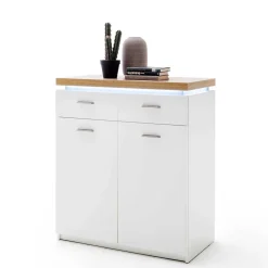 Wohnen 85x98x44 Schuhkommode mit 8 Einlegeböden - Nusenia