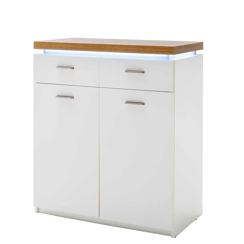 Wohnen 85x98x44 Schuhkommode mit 8 Einlegeböden - Nusenia