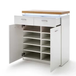 Wohnen 85x98x44 Schuhkommode mit 8 Einlegeböden - Nusenia