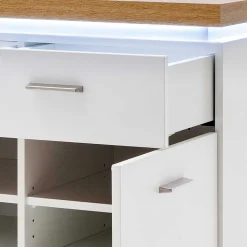 Wohnen 85x98x44 Schuhkommode mit 8 Einlegeböden - Nusenia