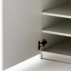 Wohnen 85x98x44 Schuhkommode mit 8 Einlegeböden - Nusenia